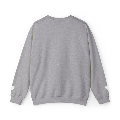 Heartbreaker 0 | White Embroidered Heartbreaker Crewneck Sweatshirt
