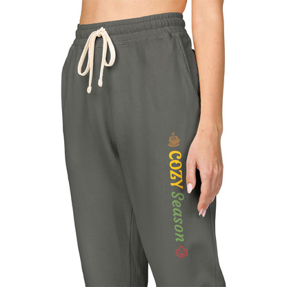 Harvest Haze 9 | "Cozy Season" Vertical Script Garment-Dyed Joggers