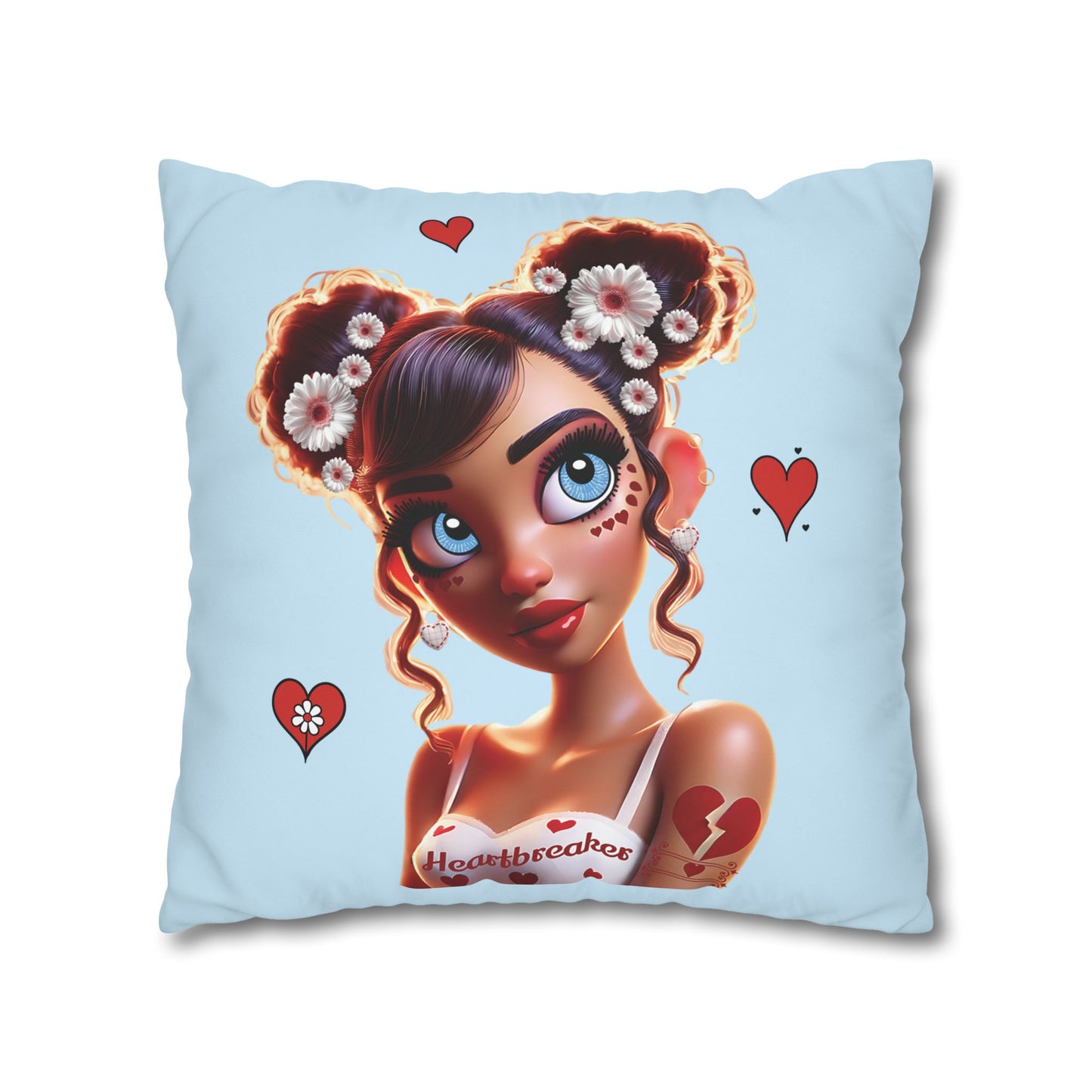 Heartbreaker 1 | Blueberry - Pillowcase, square (multiple sizes)