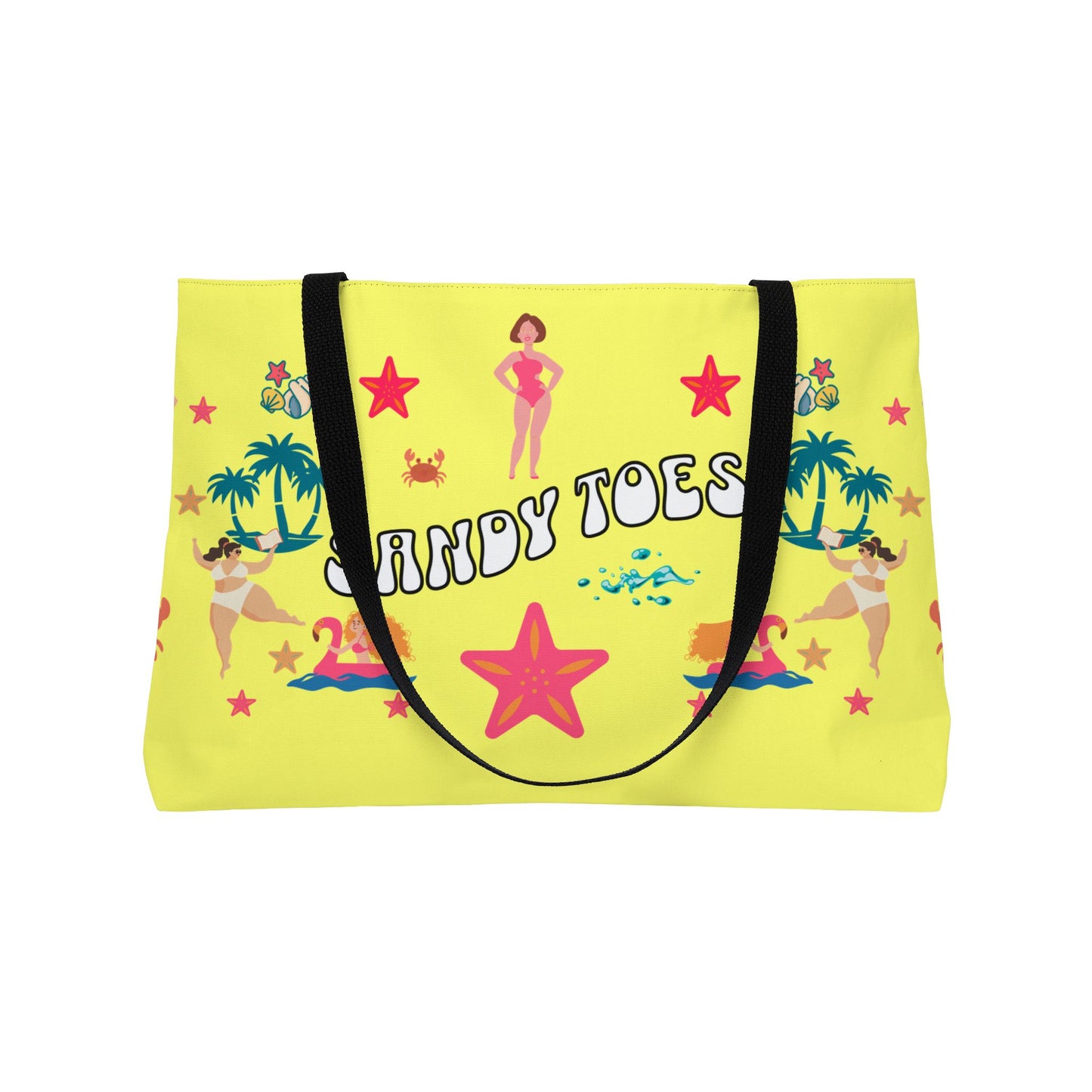 Sandy Toes | Pineapple Two-Sided Weekender Tote Bag
