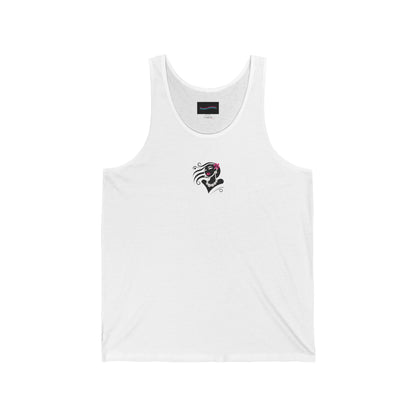 Pearls & Curls 6 | Candy Kiss White Jersey Tank