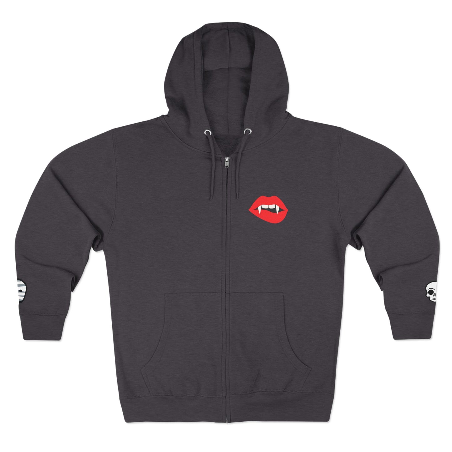 Harvest Haze | Spooky Season Gaphic Icons Zip Hoodie (front and back design)