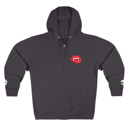 Harvest Haze | Spooky Season Gaphic Icons Zip Hoodie (front and back design)