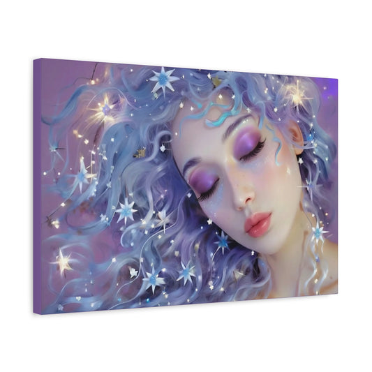 Winter Fantasy2 | Celestial Maiden Serenity, Matte Canvas Print