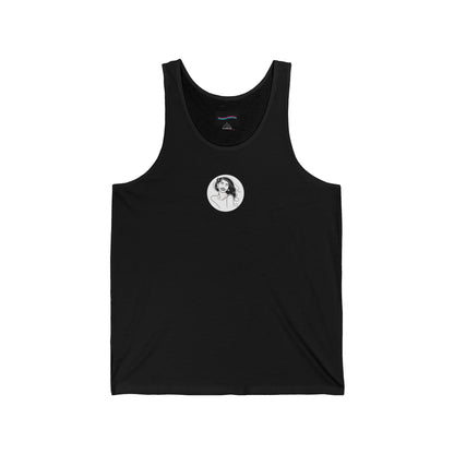 Pearls & Curls 3 | Black Jersey Tank