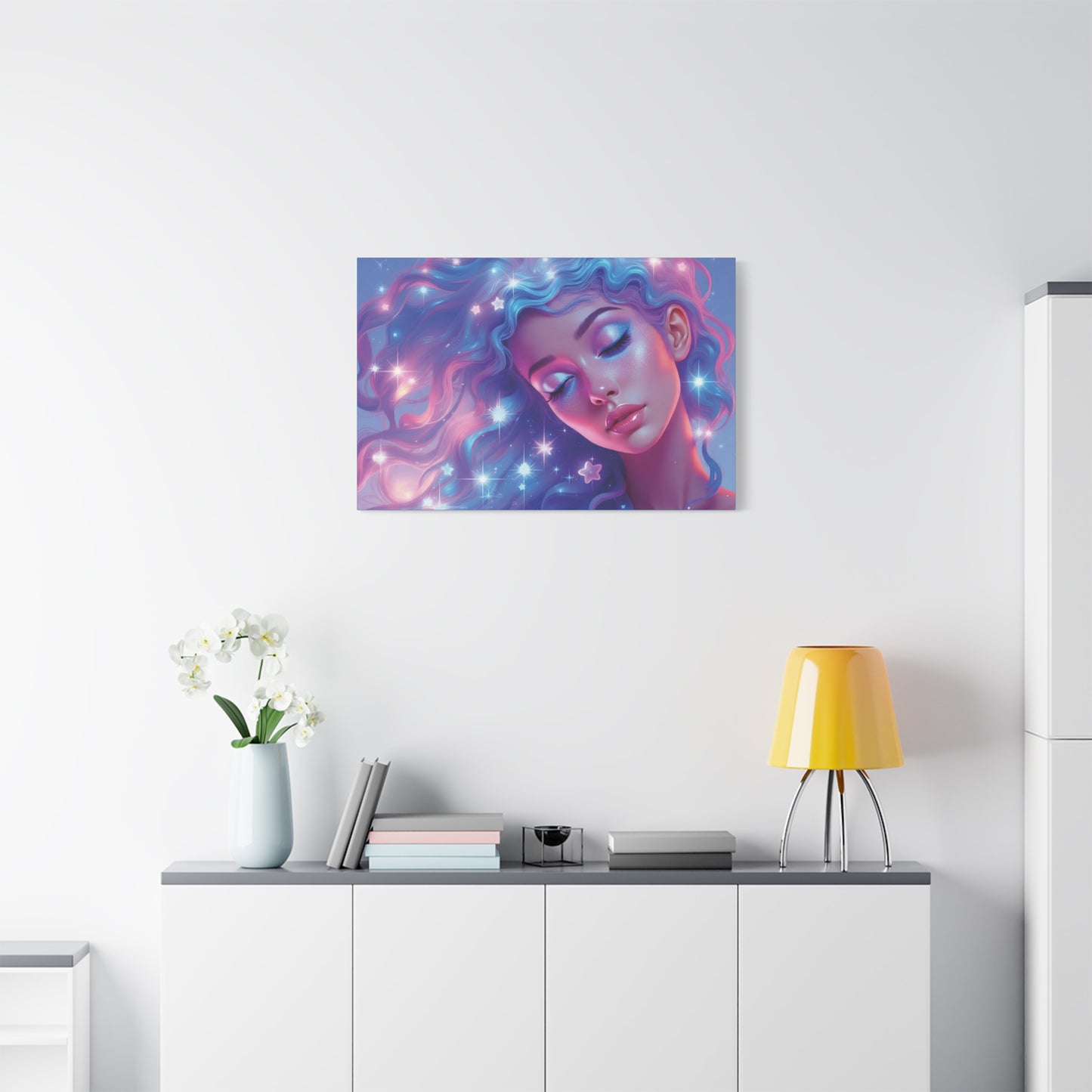 Winter Fantasy1 | Dreamy Starry Muse Matte Canvas