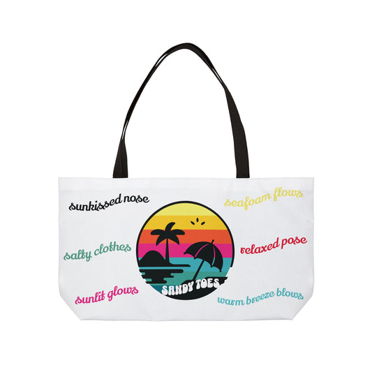 Sandy Toes | Weekender Tote Bag - Coconut (two sides)