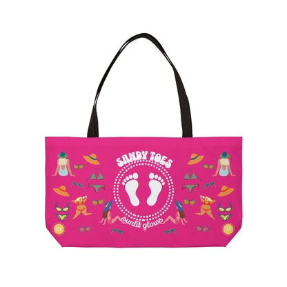 Sandy Toes | Passion Fruit Two-Sided Weekender Tote Bag