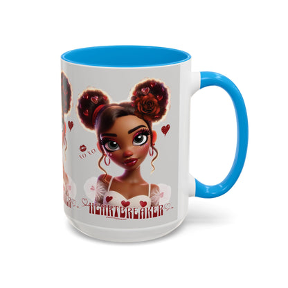 Heartbreaker 3| Ice - Coffee Mug, two-tone, 15 oz (multiple handle colors)