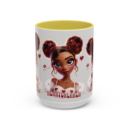 Heartbreaker 3| Ice - Coffee Mug, two-tone, 15 oz (multiple handle colors)