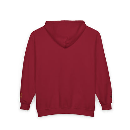 Harvest Haze | 'Cozy Season' Zip Hoodie — Autumn Coffee & Leaves Full-Zip Sweatshirt