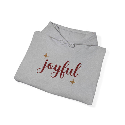 The Joyful Edit1 | Joyful Maroon Embroidered Hoodie (multiple colors)