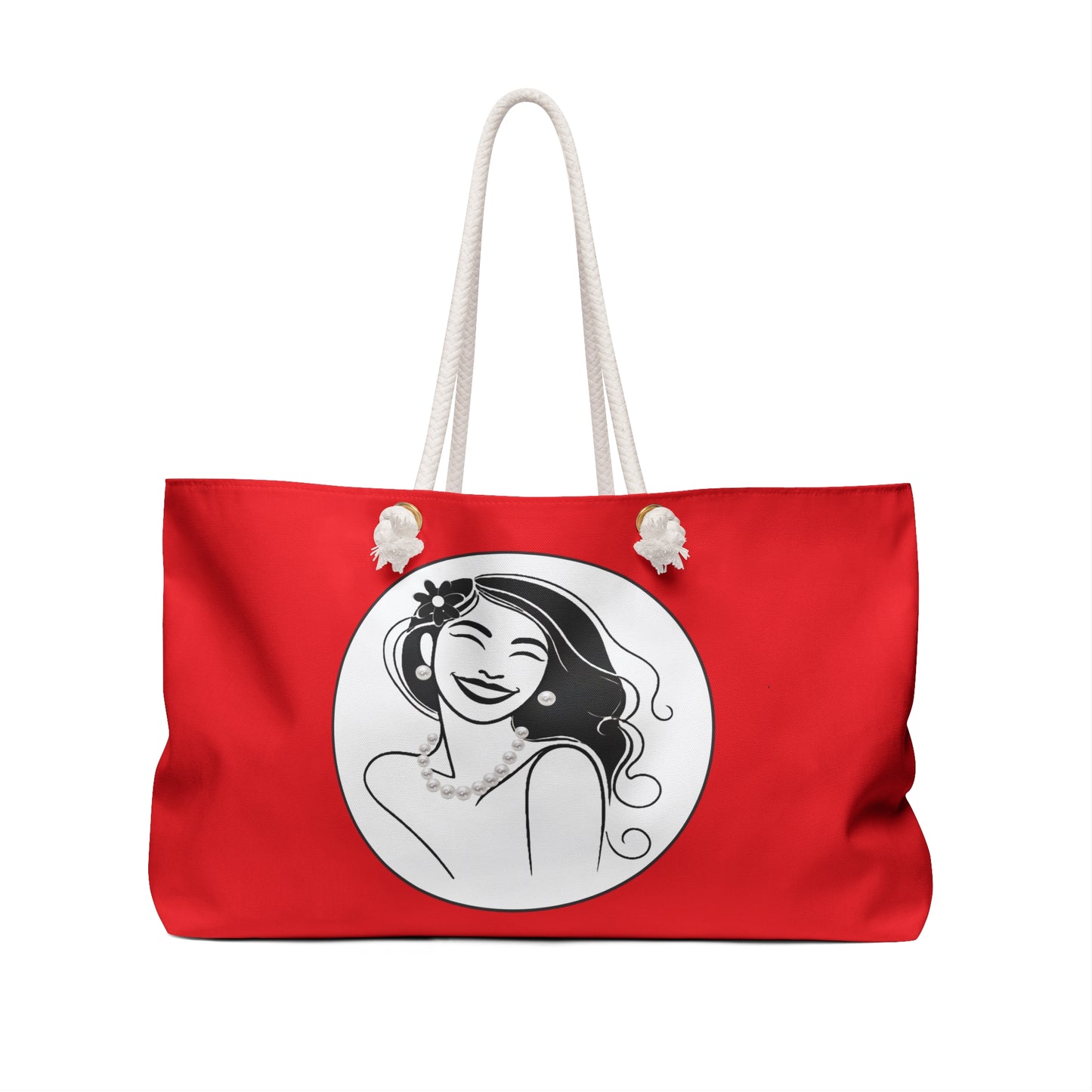 Pearls & Curls 3 | Scarlet Kiss Weekender Bag