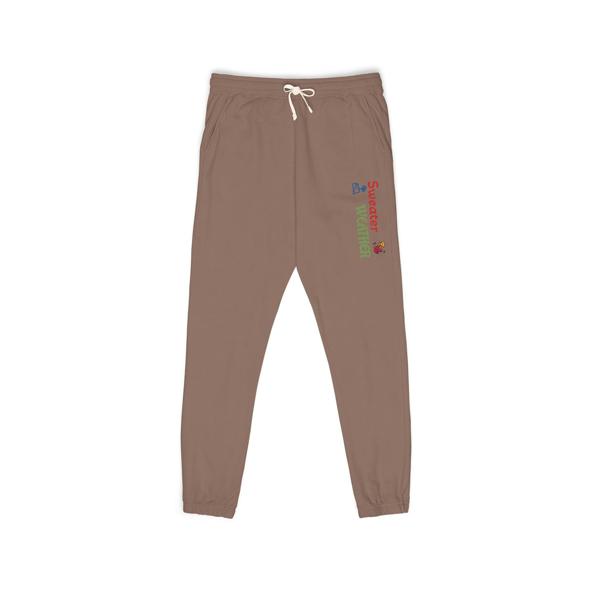 Harvest Haze 9 | "Sweater Weather' Vertical Script Garment-Dyed Joggers