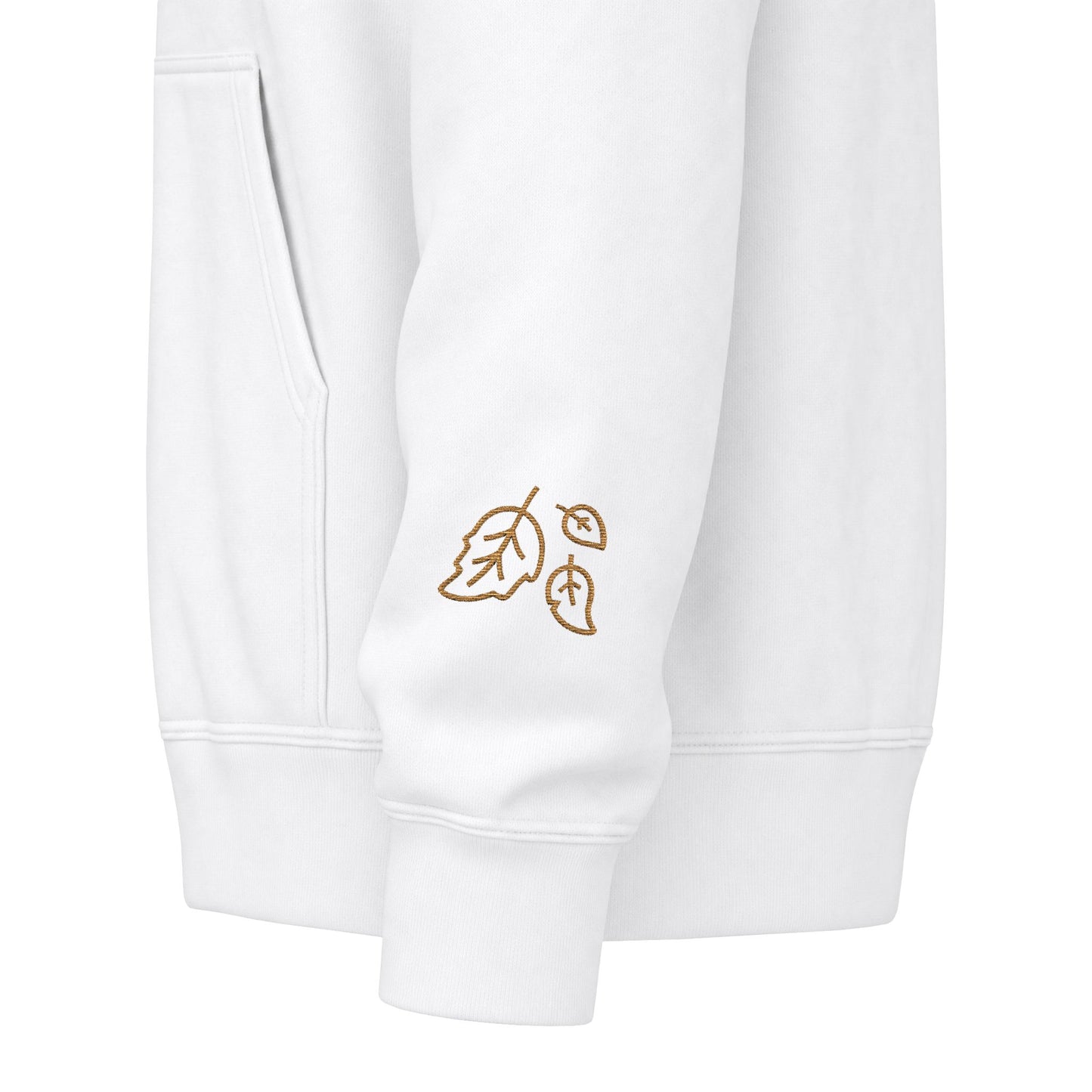Harvest Haze | 'Cozy Season' Zip Hoodie — Autumn Coffee & Leaves Full-Zip Sweatshirt