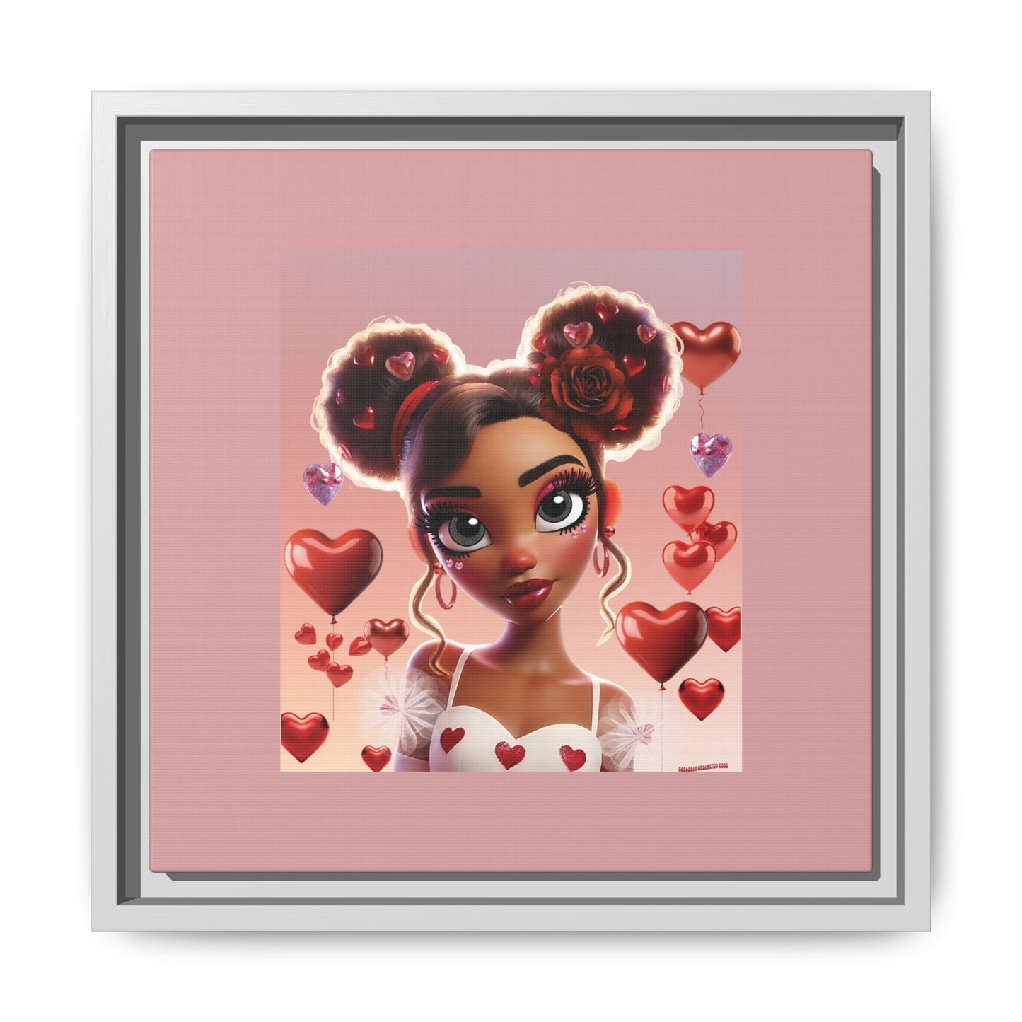 Heartbreaker 3 | Cotton Candy - Canvas Print, framed matte (multiple sizes)