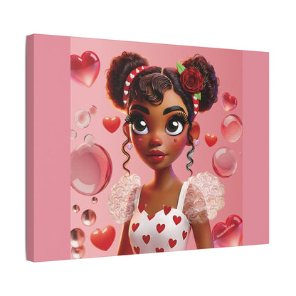 Heartbreaker Girl | Bubblegum - Canvas Print, satin (multiples sizes)