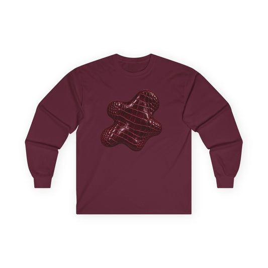 Alligator | Alligator Skin Abstract Long Sleeve Tee, multiple colors