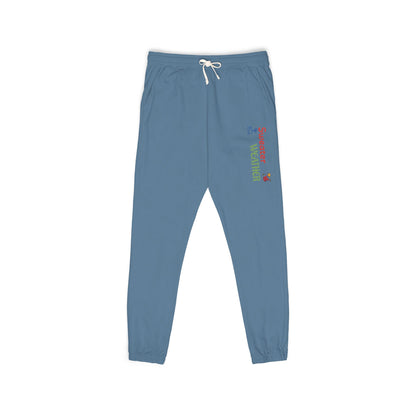 Harvest Haze 9 | "Sweater Weather' Vertical Script Garment-Dyed Joggers