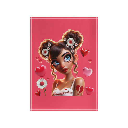 Heartbreaker 1 | Raspberry Acrylic Image Block