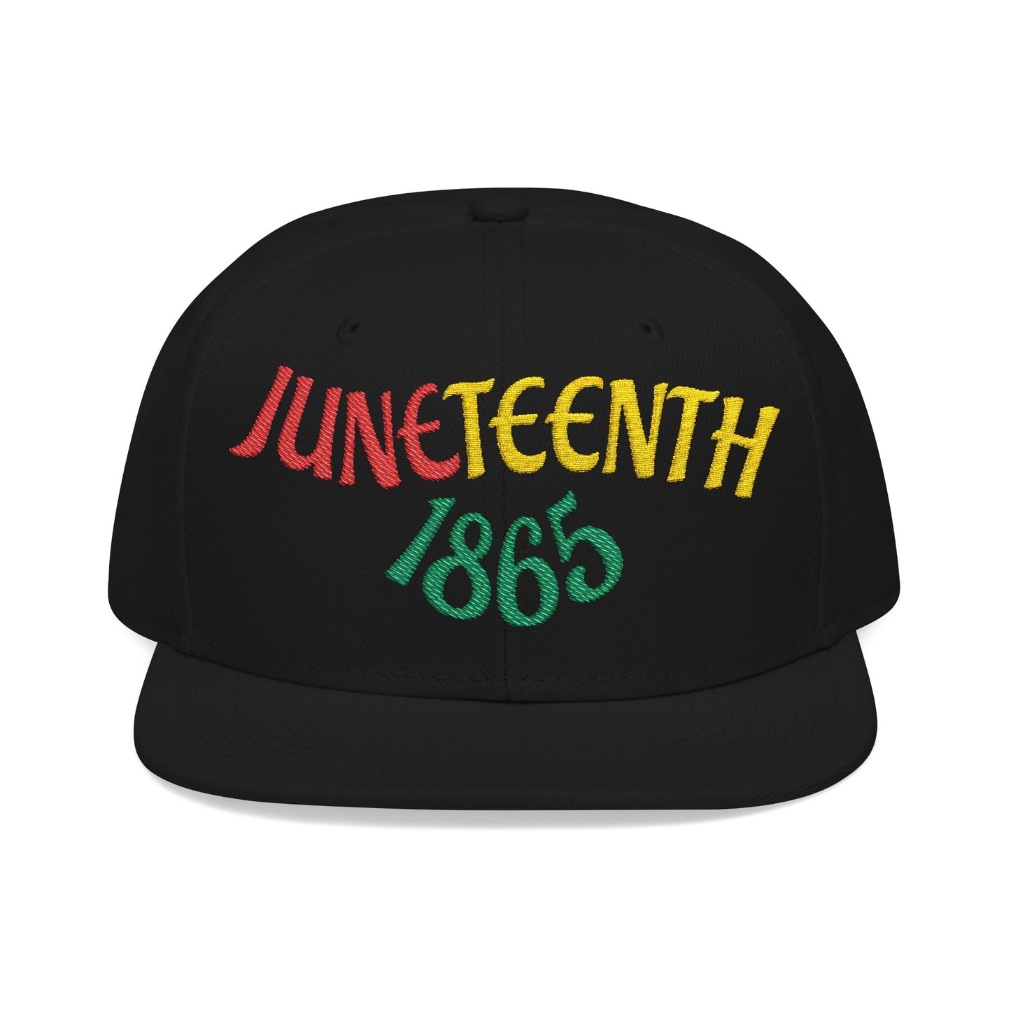 Juneteenth | Embroidered Snapback Hat (black or white)
