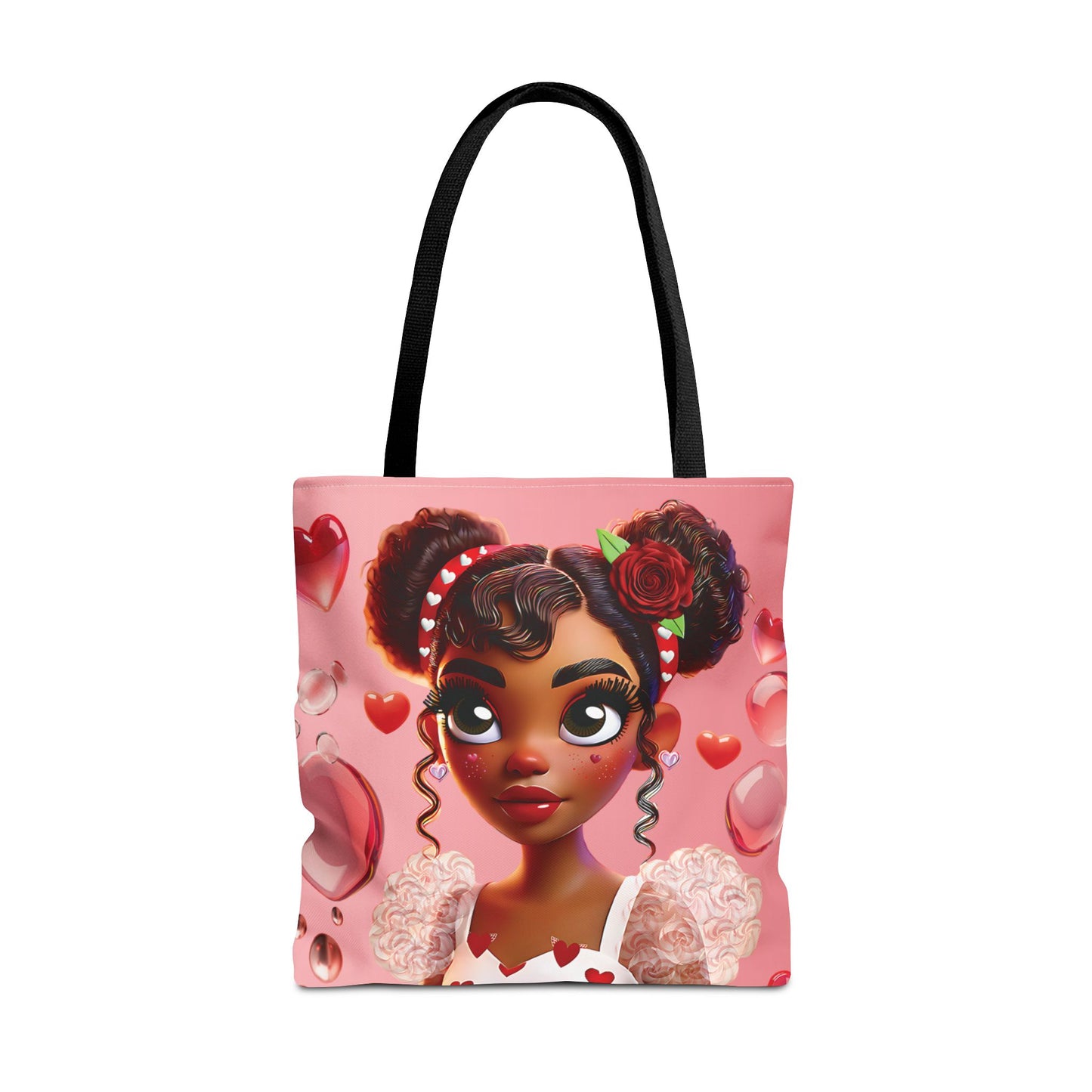 Heartbreaker Girl | Bubblegum - Tote Bag, two-tone (multiple sizes/handle colors)