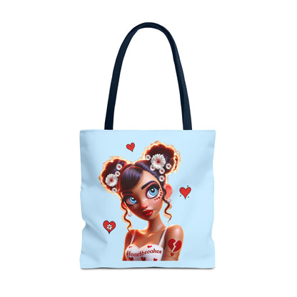 Heartbreaker 1 | Blueberry - Tote Bag, two-tone (multiple sizes/handle colors)