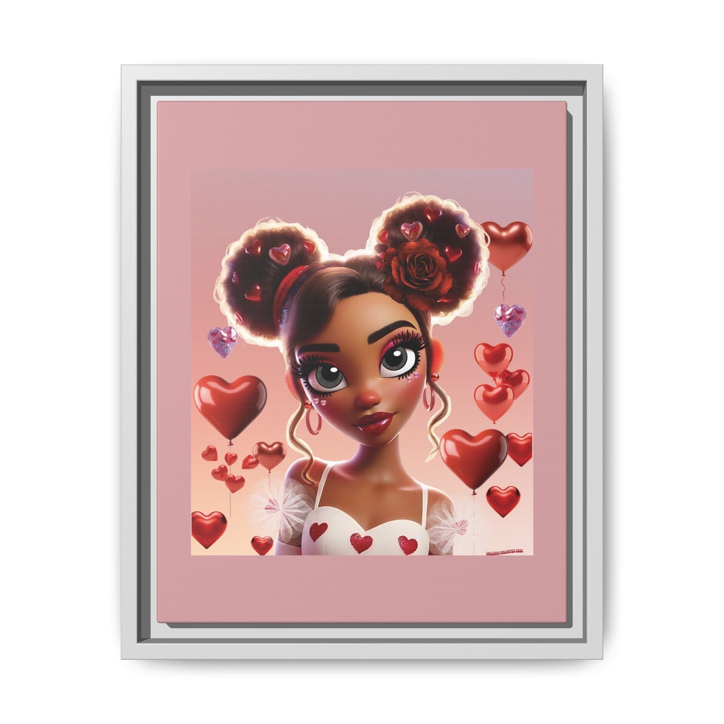 Heartbreaker 3 | Cotton Candy - Canvas Print, framed matte (multiple sizes)