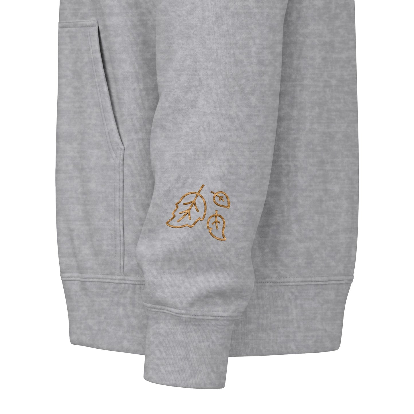 Harvest Haze | 'Cozy Season' Zip Hoodie — Autumn Coffee & Leaves Full-Zip Sweatshirt