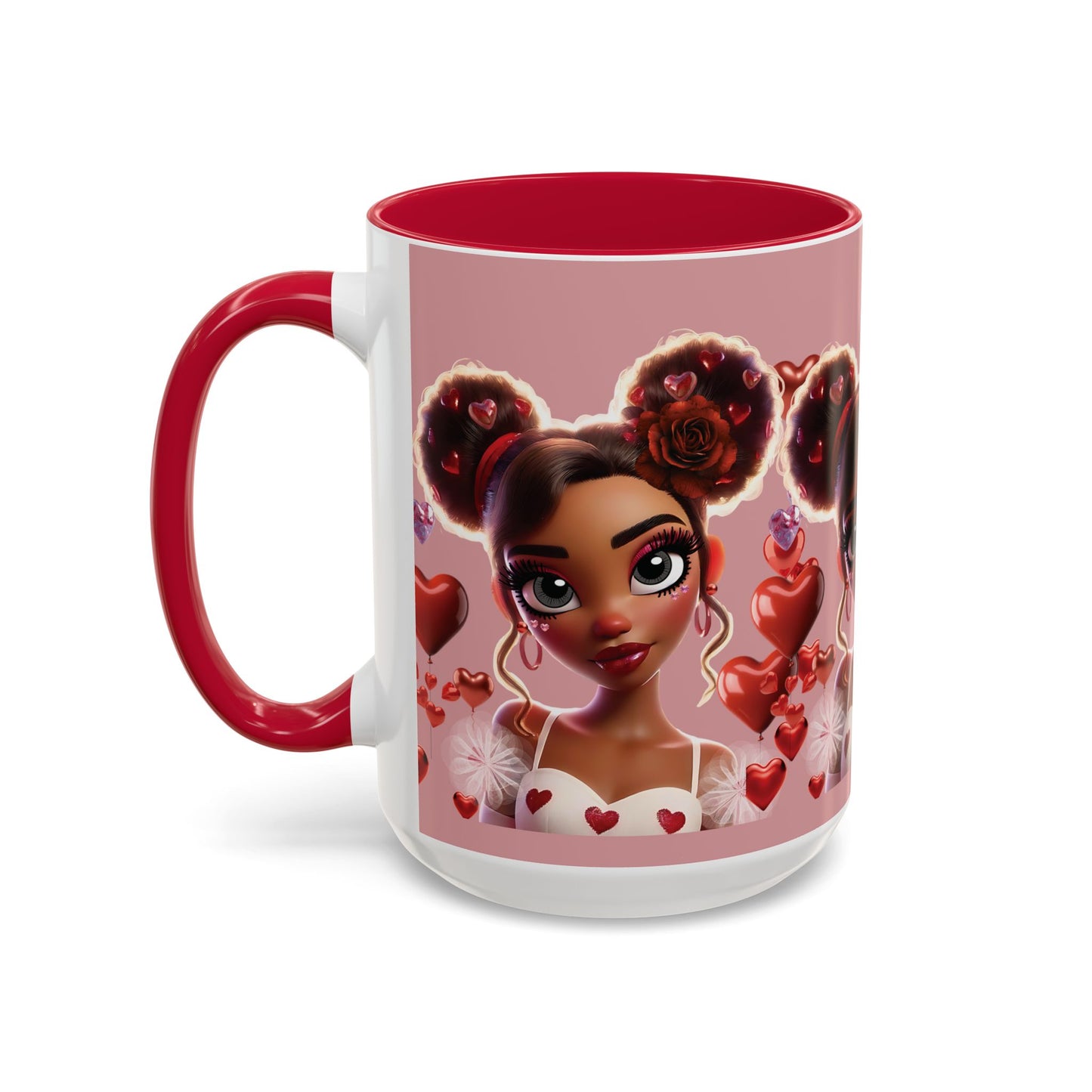 Heartbreaker 3| Cotton Candy - Coffee Mug, two-tone, 15 oz (multiple handle colors)
