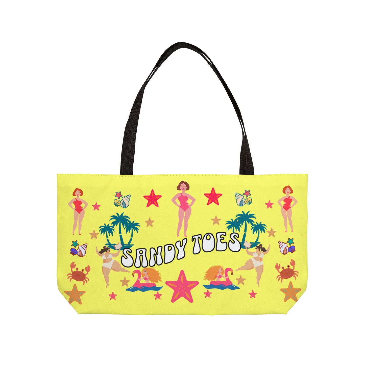 Sandy Toes | Pineapple Two-Sided Weekender Tote Bag