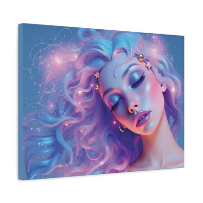 Winter Fantasy1 | Dreamy Cosmic Muse Matte Canvas Print