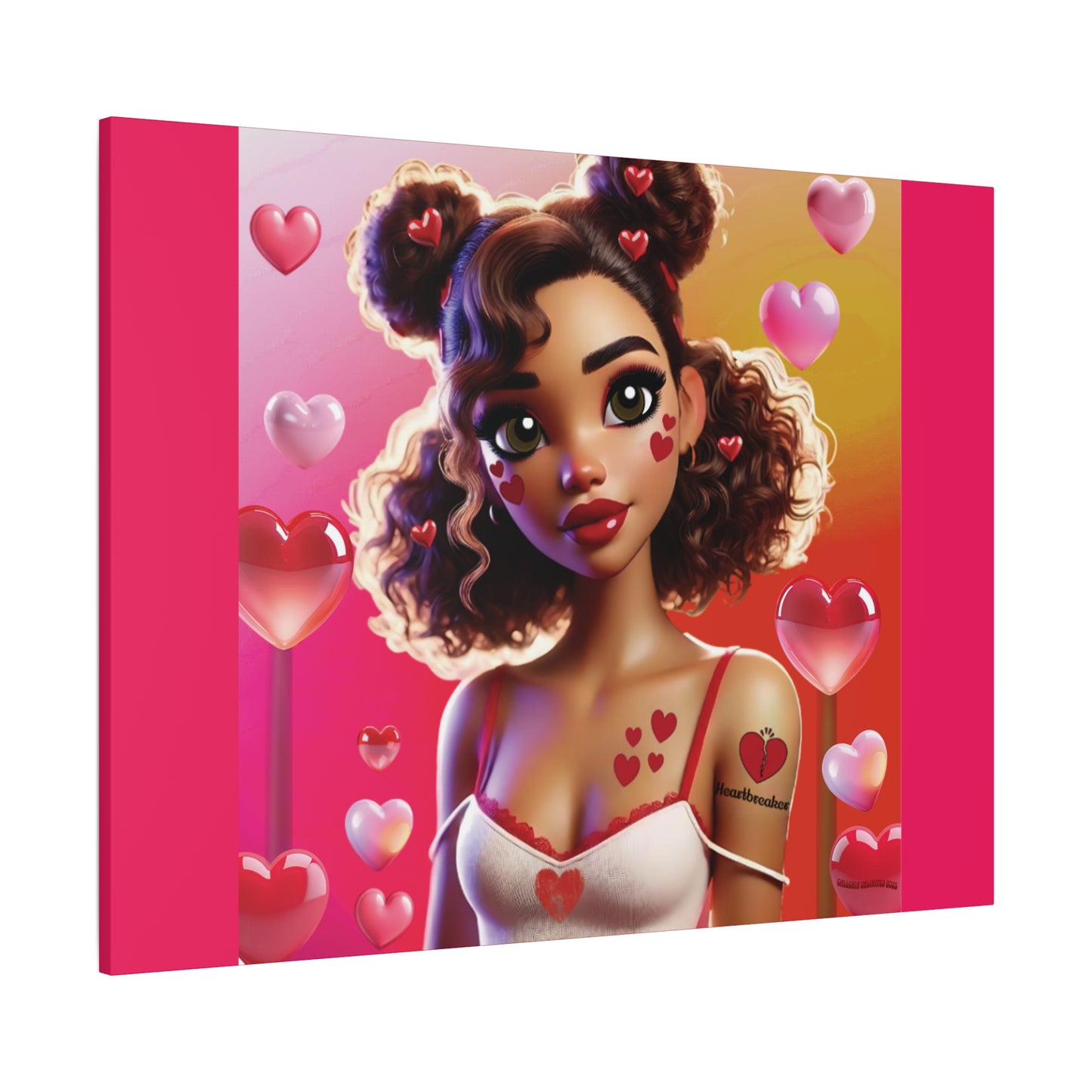 Heartbreaker 2 | Watermelon - Canvas Print, matte (multiple sizes)