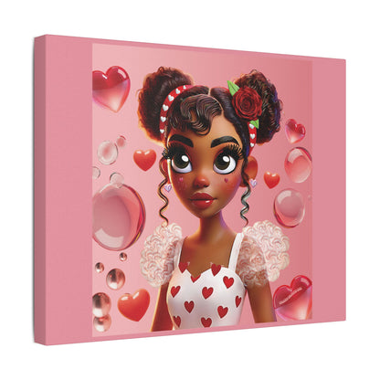 Heartbreaker Girl | Bubblegum - Canvas Print, satin (multiples sizes)