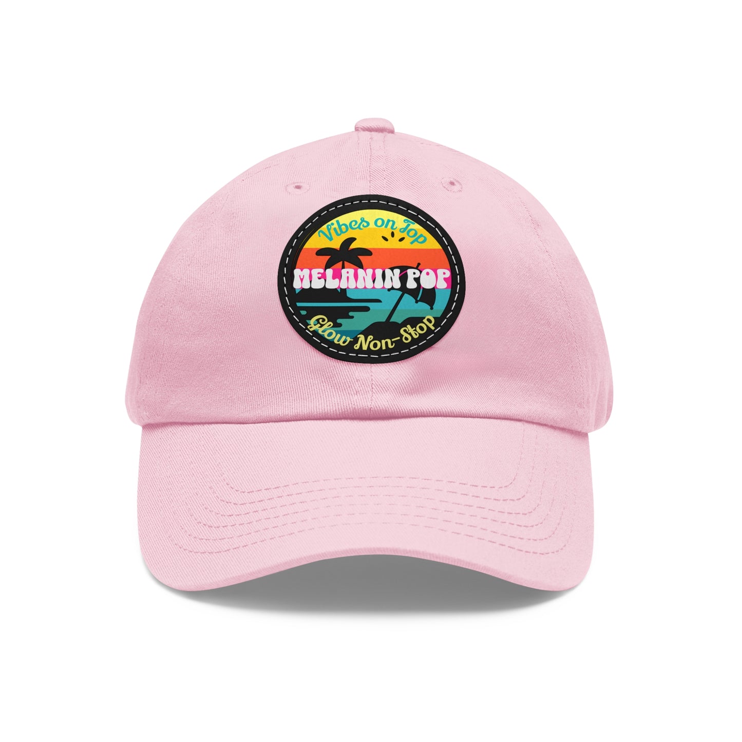 Sandy Toes | Dad Cap - Melanin Pop with Leather Patch, various colors