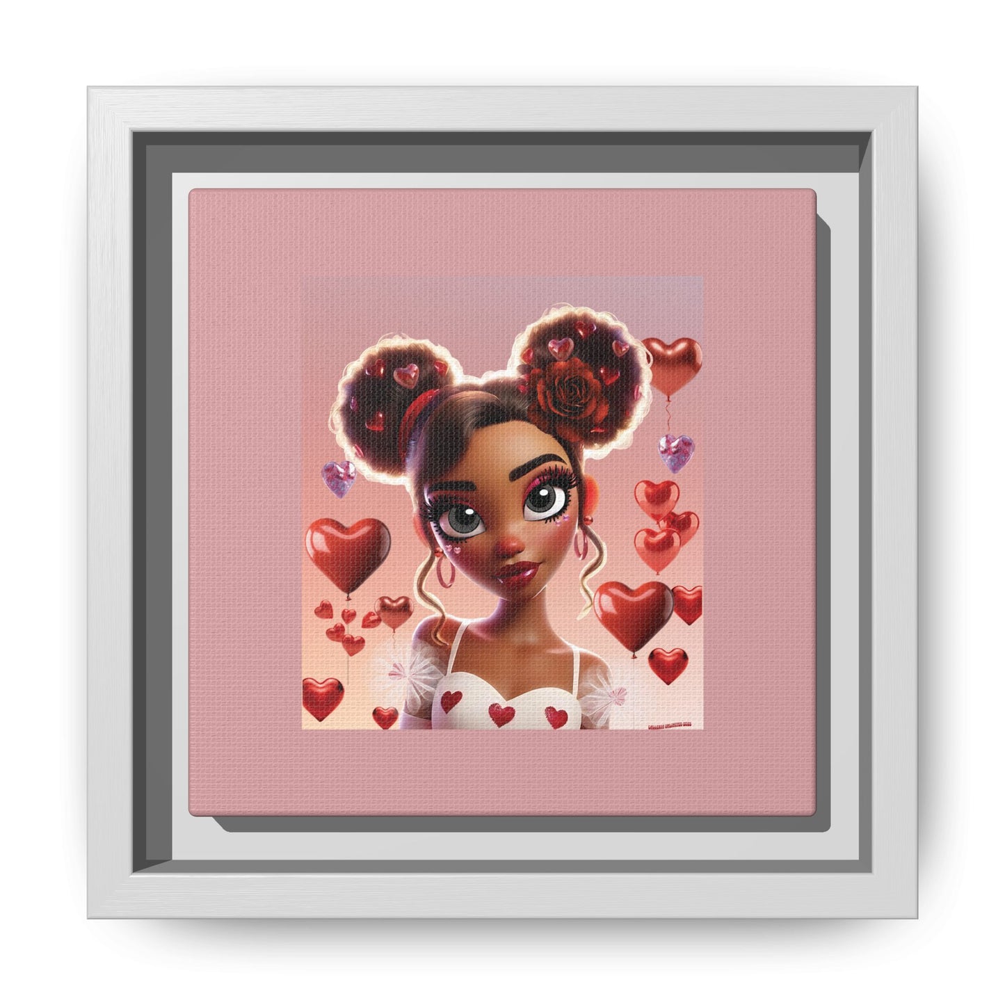 Heartbreaker 3 | Cotton Candy - Canvas Print, framed matte (multiple sizes)