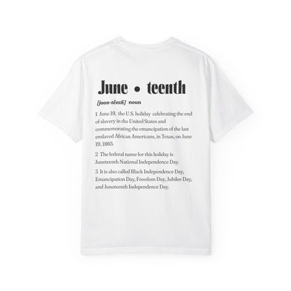 Juneteenth | Celebration Tee (front and back design)
