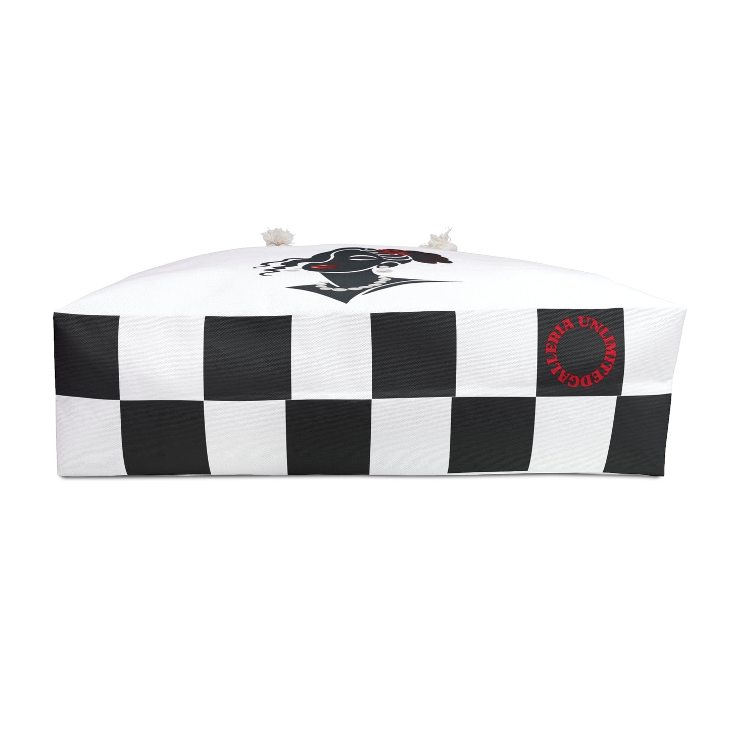 Pearls & Curls 5 | White Double-Sided Weekender Bag