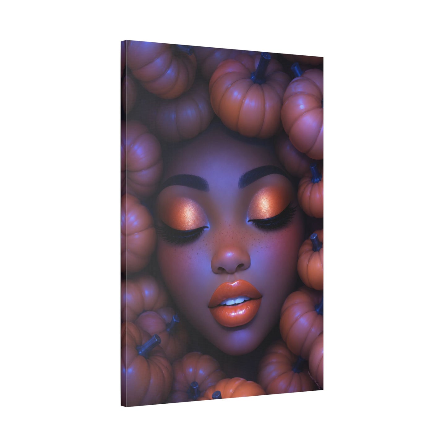 Harvest Muse3 | Harvest Twilight, Stretched Satin Canvas Wall Art