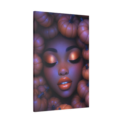 Harvest Muse3 | Harvest Twilight, Stretched Satin Canvas Wall Art