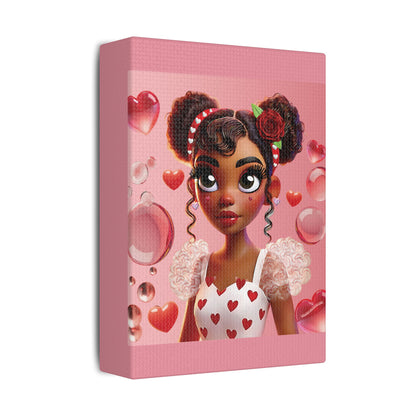 Heartbreaker Girl | Bubblegum - Canvas Print, satin (multiples sizes)