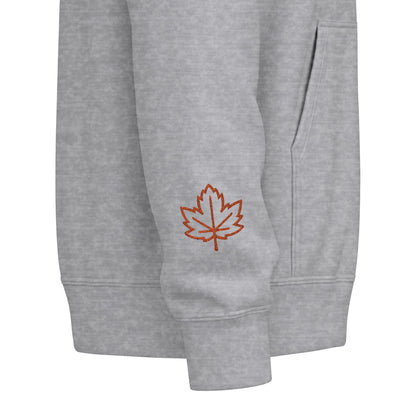 Harvest Haze | 'Cozy Season' Embroidered Zip Hoodie (multiple colors)