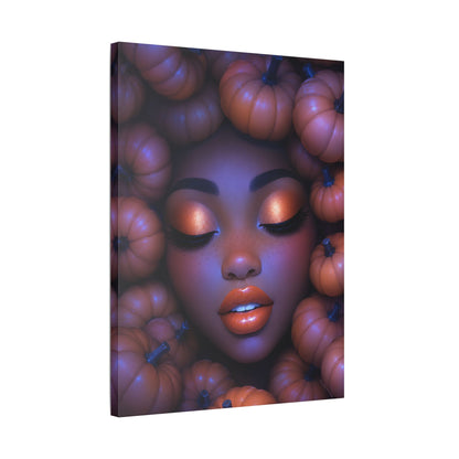 Harvest Muse3 | Harvest Twilight, Stretched Satin Canvas Wall Art