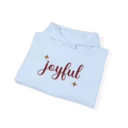 The Joyful Edit1 | Joyful Maroon Embroidered Hoodie (multiple colors)