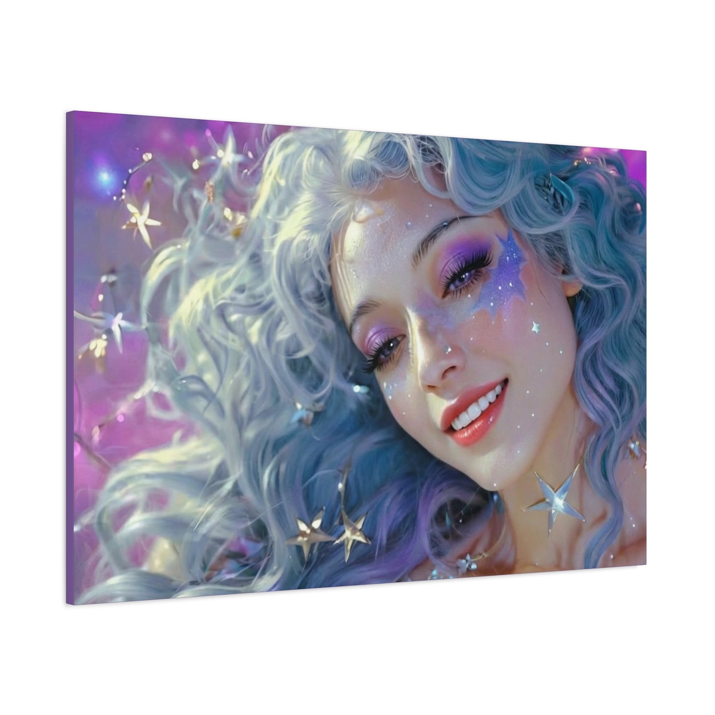 Winter Fantasy2 | Celestial Maiden Starlight, Matte Canvas Print