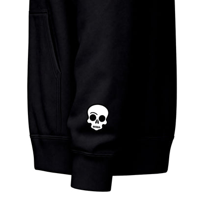 Harvest Haze | Spooky Season Gaphic Icons Zip Hoodie (front and back design)