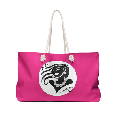 Pearls & Curls 6 | Candy Kiss Weekender Bag