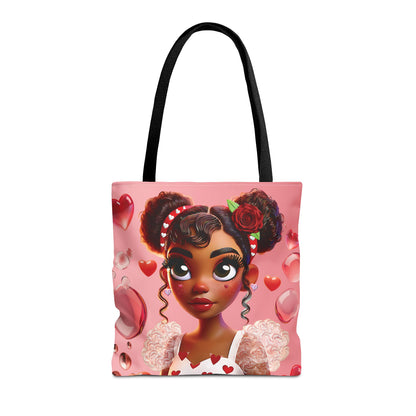 Heartbreaker Girl | Bubblegum - Tote Bag, two-tone (multiple sizes/handle colors)