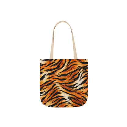 Tiger | Tiger Stripe Print All-Over Pattern Tote Bag