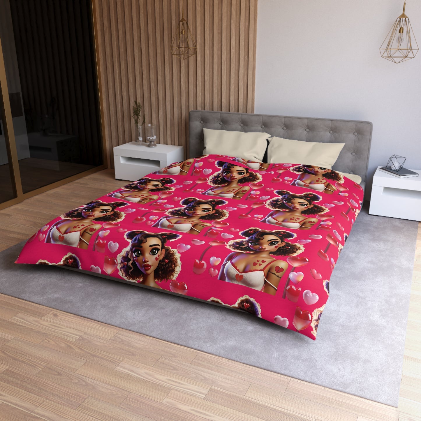 Heartbreaker 2 | Watermelon - Duvet, quilted (multiple sizes)